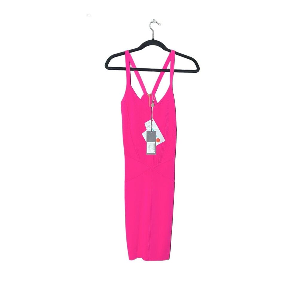 Guess Marciano Women's Pink Bandage Sleeveless Bodycon Dress Size 0 NWT